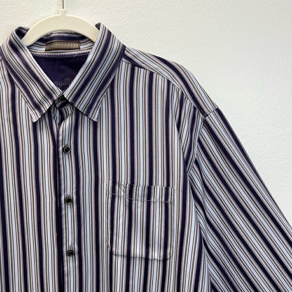 Tommy Bahama Silk Long Sleeve Button Up Shirt Size XL